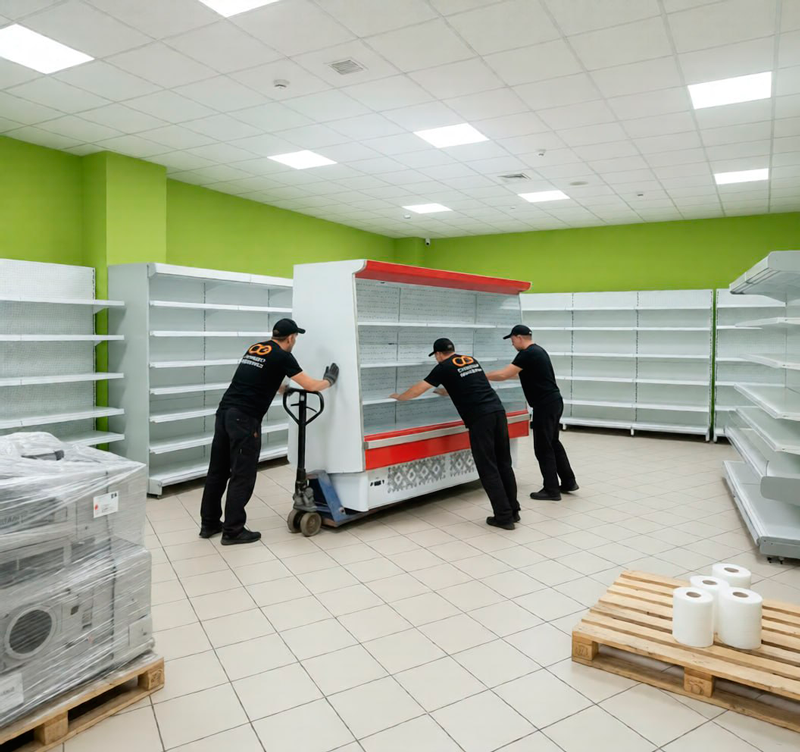 Переезд магазина в Кувандыке